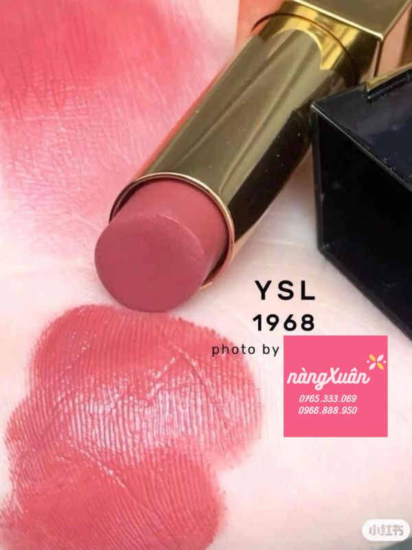 Son YSL THE BOLD 1968 Nude Statement Màu Hồng Trà