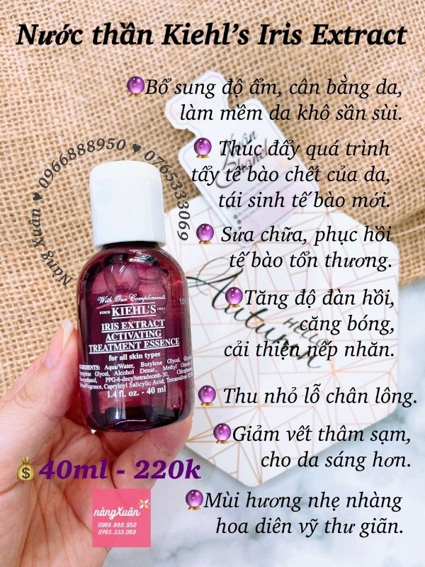 Nước thần Kiehl's Iris chính hãng 