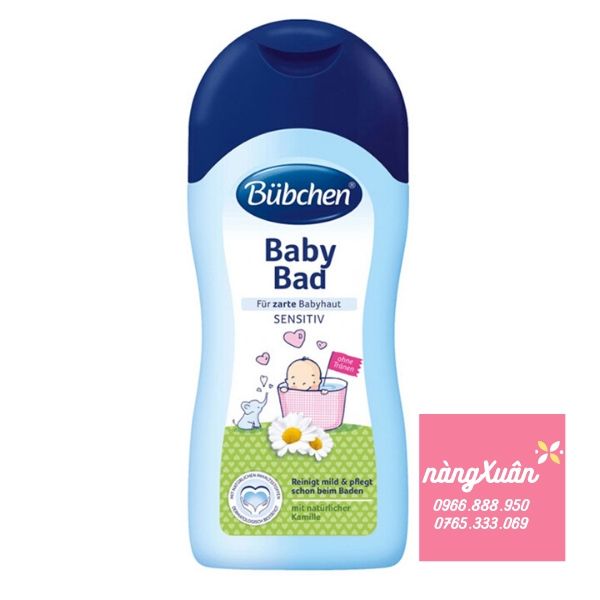 Sữa tắm gội 2in1 cho bé Bubchen Baby Bad 1000ml (Đức)