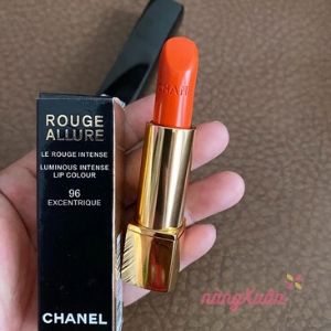 Son CHANEL 96 Excentrique Màu Cam Tươi  Chanel Rouge Allure 