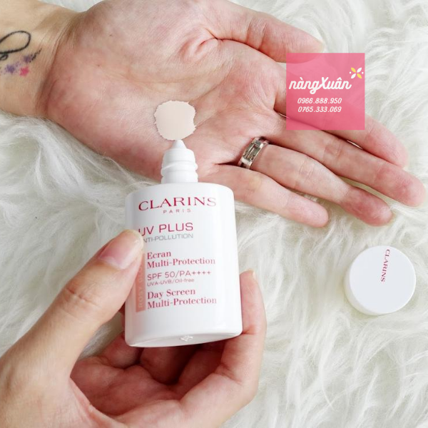 Review Kem Chống Nắng CLARINS Rosy Glow UV Plus Anti-Pollution SPF 50PA++++ 50ml