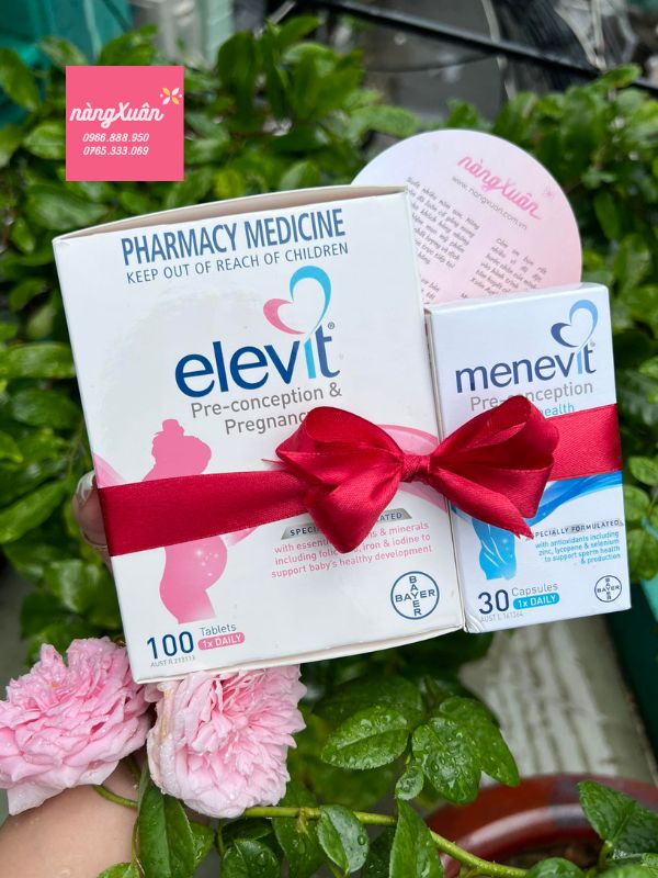 Vitamin tổng hợp Elevit và Menevit
