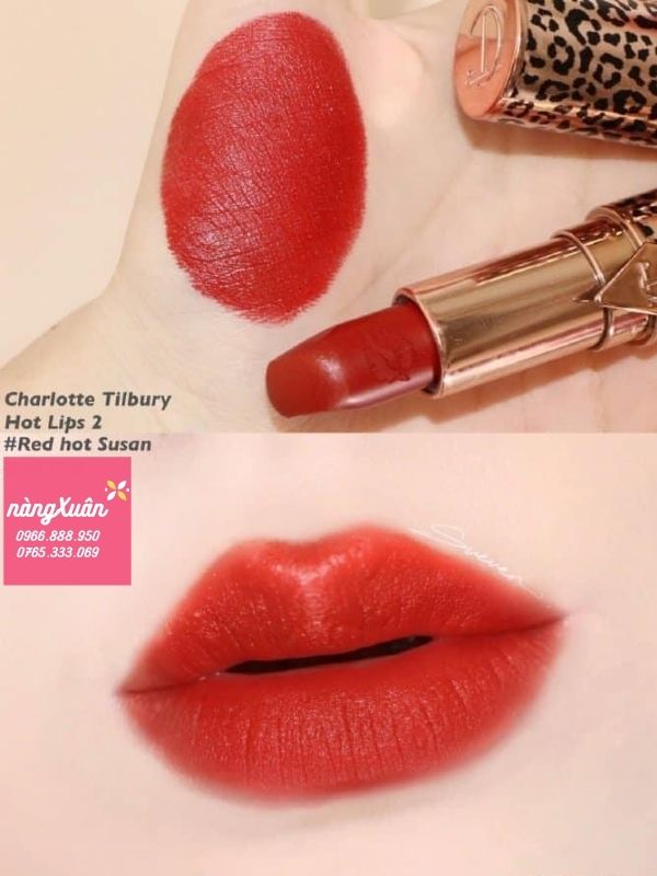 Swatch Son Charlotte Tilbury Red Hot Susan