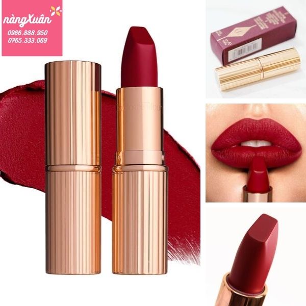 son charlotte tilbury red carpet