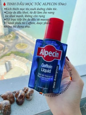 Review tinh dầu mọc tóc Alpecin chính hãng nội địa Đức