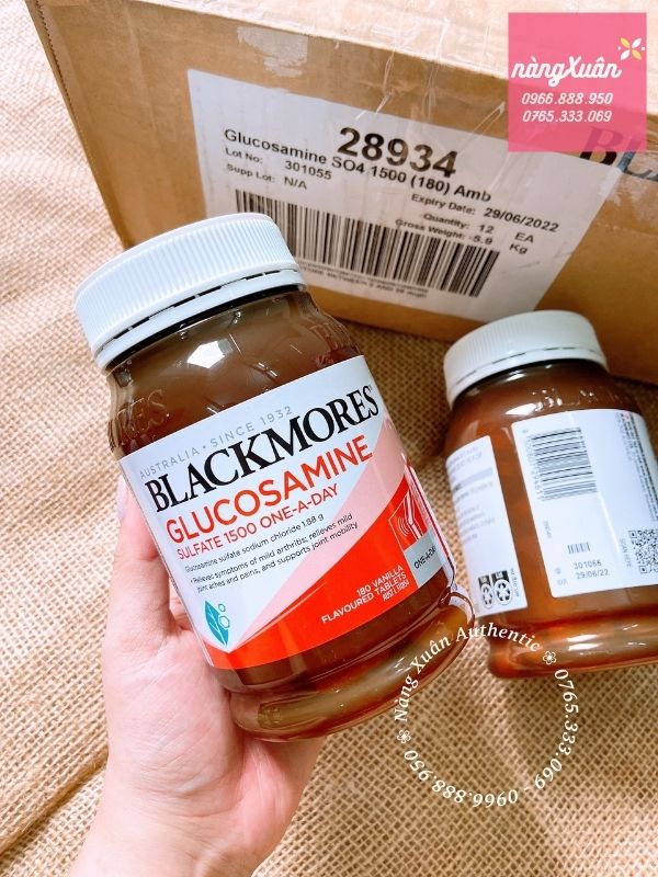 Blackmores Glucosamine tại Nàng Xuân được xách tay Air tại các store lớn