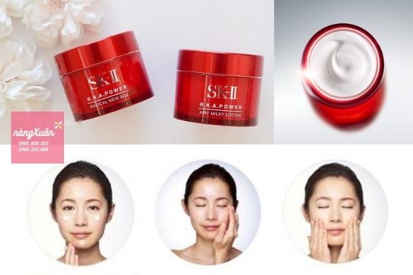 Cách dùng kem SK-II RNA Nhật