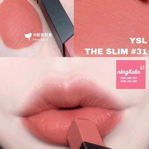 Son YSL The Slim 31 màu Cam Nude
