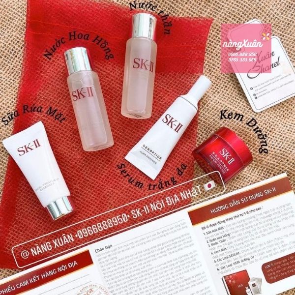 Set SK-II mini 5 món đủ 5 bước cơ bản