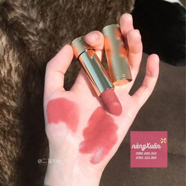 Review top 3 thỏi son Gucci Tone Đất Đình Đám ” Cực Trendy ” dòng Rouge À Lèvres Mat