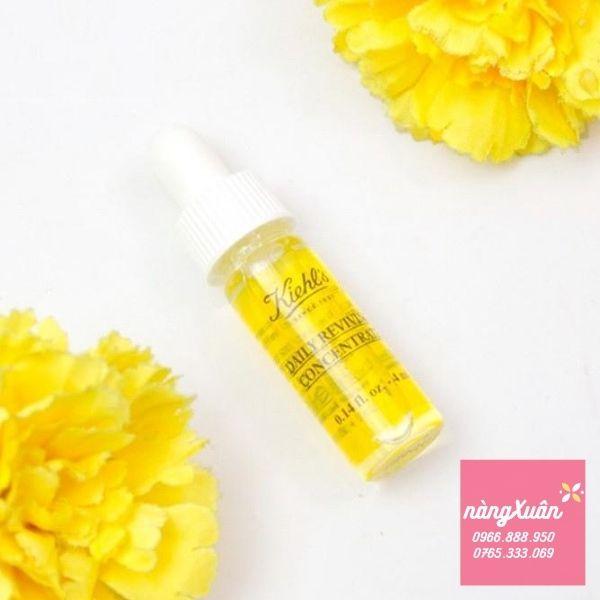 Review serum dưỡng ban ngày Kiehls Daily Reviving Concentrate mini 4ml