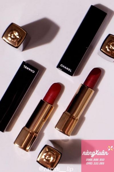 Thiết kế Chanel Rouge Allure Velvet Camelia Lipstick