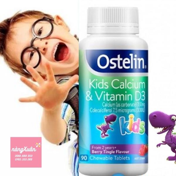 Ostelin Kids Calcium & Vitamin D3 chính hãng