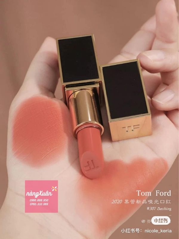 Swatch Review son TOM FORD màu 307 mới 2020