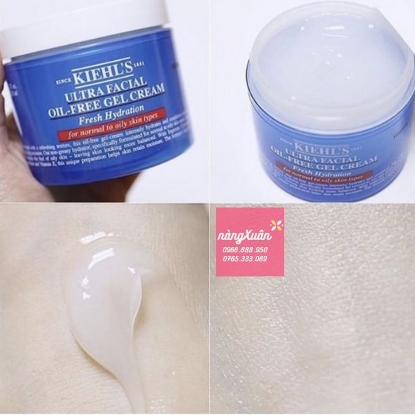 Gel dưỡng ẩm cho da nhờn Kiehl’s Ultra Facial Oil-Free Gel Cream chính hãng