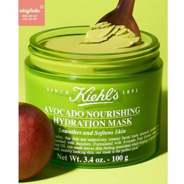 Mặt nạ bơ cấp ẩm Kiehl’s Avocado Nourishing Hydration Mask 100g