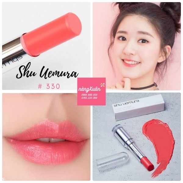 Shu 330 Lipstick vỏ trắng