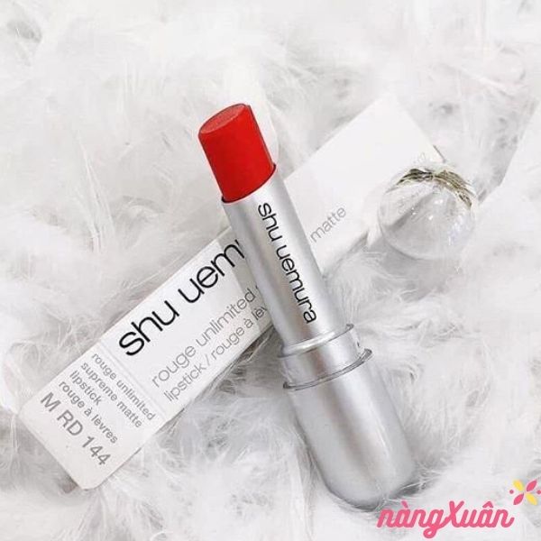 Review những Tone son Đỏ “Nóng bỏng” nhất nhà Shu Uemura vỏ trắng đình đám