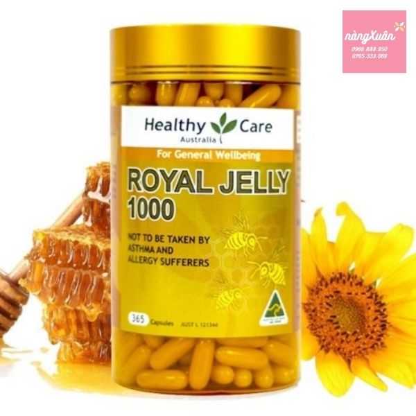 Review Healthy Care Royal Jelly 1000mg của Úc