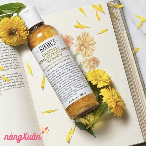 Review toner hoa cúc KIEHL’S Calendula Herbal Extract Alcohol-Free phù hợp với loại da nào ?