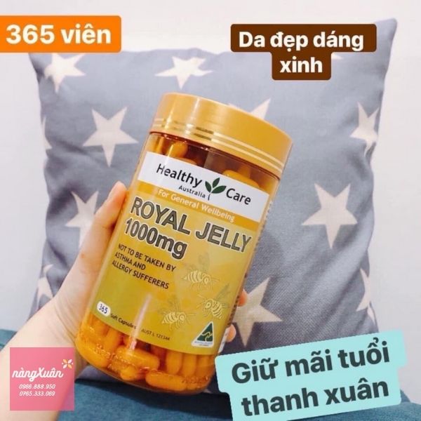 Review công dụng Viên uống Royal Jelly 1000mg