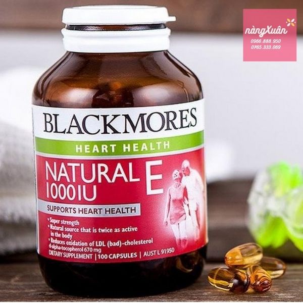 Review Vitamin E Blackmores chính hãng