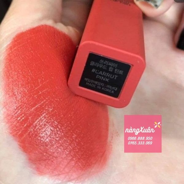 Ảnh swatch son 3CE Carrot Pink