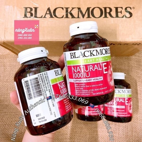 Blackmores Natural E 1000IU của Úc 