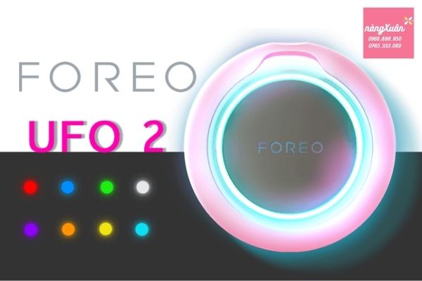 Máy Foreo UFO 2 với 8 màu led