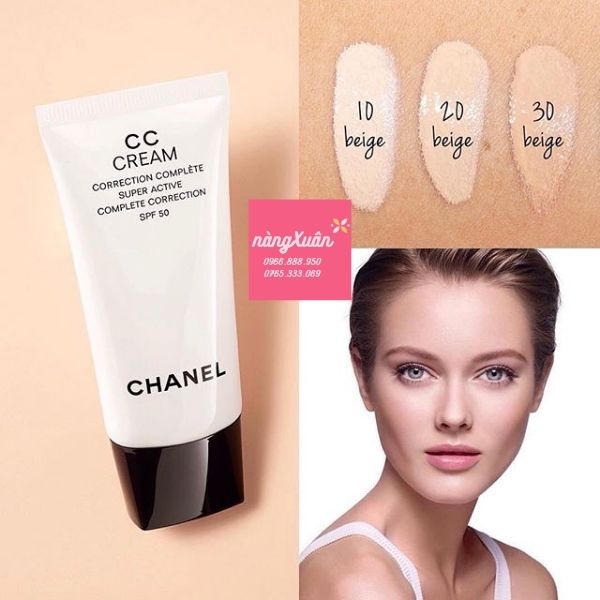 HER Cosmetics  Mỹ phẩm xách tay  CCCream của Chanel này  Có  chống nắng lên tận SPF50 nên các chị k cần dùng thêm kem chống nắng nữa  nha 