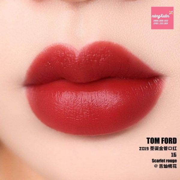 Son Tom Ford 16 Scarlet Rouge là màu gì