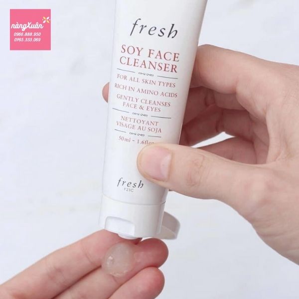 Công dụng sữa rửa mặt Fresh Soy Face