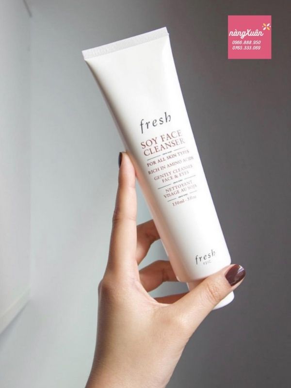 Sữa rửa mặt Fresh Soy Face Cleanser 200ml Review