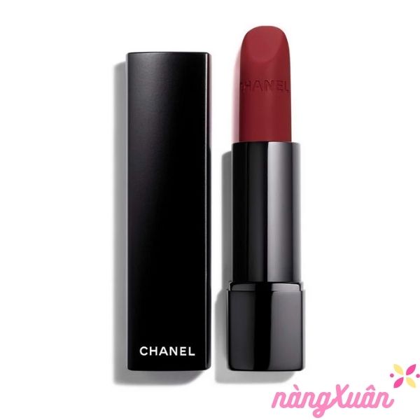 Son Kem Chanel 72 Màu Đỏ Hồng Đất Sexy Dòng Rouge Allure Laque