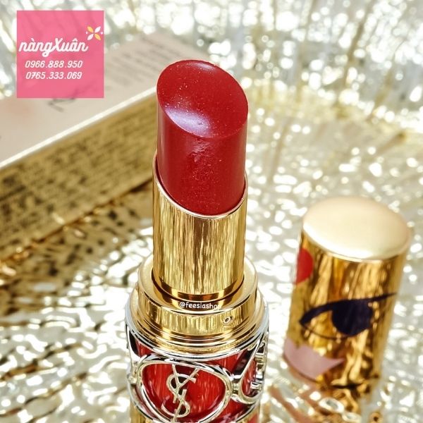 Son Ysl Shine 120 Take Me Away ❥ I Love You So Pop - Màu Đỏ Cherry