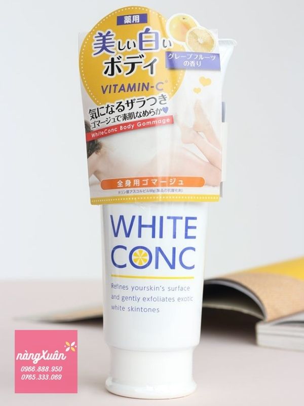 Tẩy tế bào chết toàn thân White Conc mit Vitamin C 