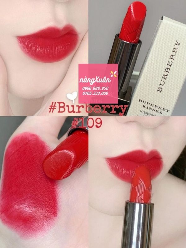 Burberry Kisses 109 màu đỏ tươi