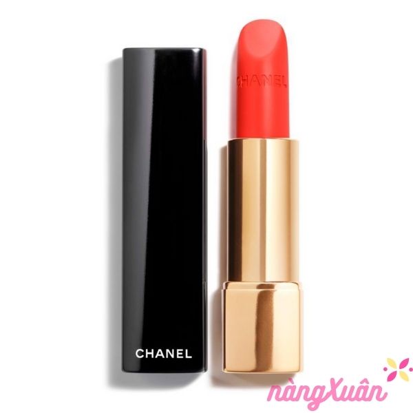 Son CHANEL 64 First Light Rouge Allure Velvet ❤ Màu Cam Tươi