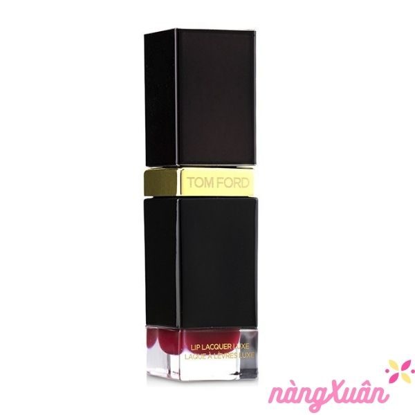 Son kem Tom Ford 07 Intimidate Lip Lacquer Vinyl ✿ Màu Đỏ Thuần