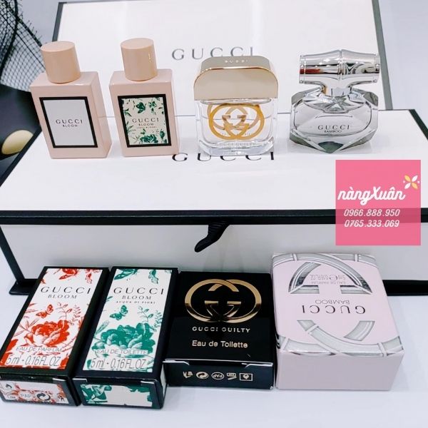 Review set nước hoa Gucci Mini chính hãng