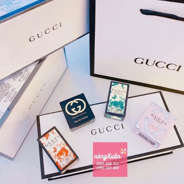 Set nước hoa Gucci Mini 4 chai