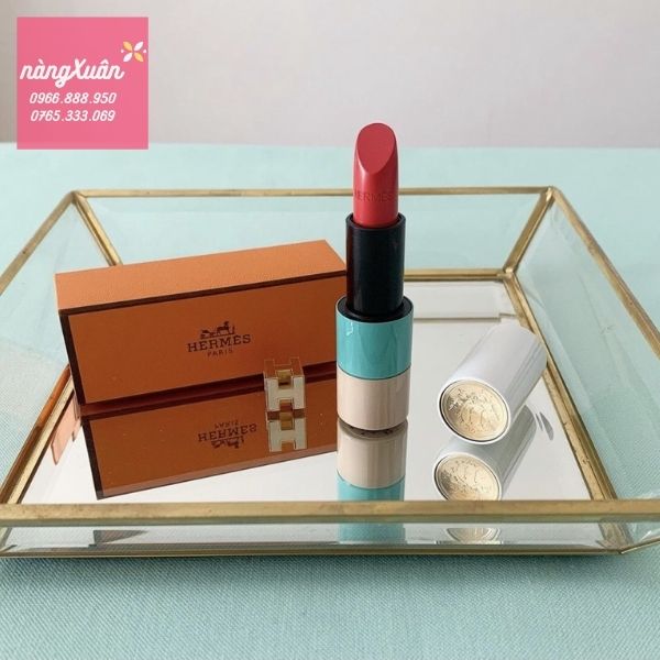 Hermes Corail Aqua Satin Limited Lipstick