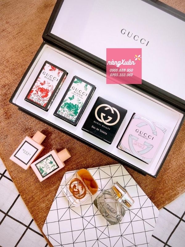 Set nước hoa Gucci Mini chính hãng có tại Nàng Xuân Authentic