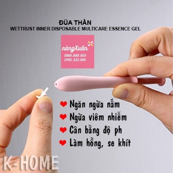 Công dụng gel dưỡng vùng kín Wettrust Inner