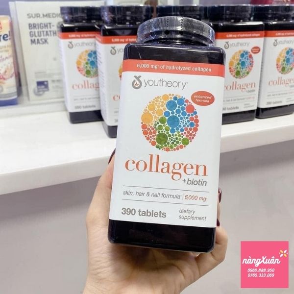 Bổ sung collagen cho da, móng và tóc