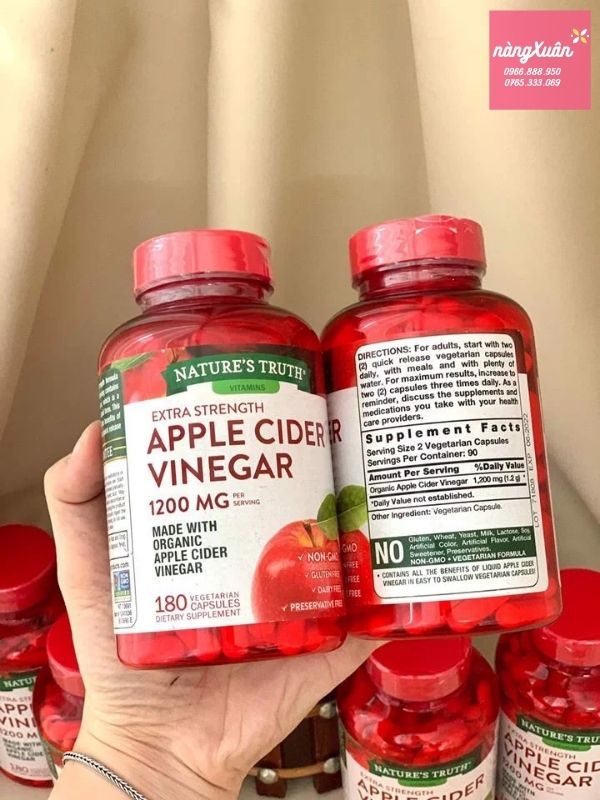 Viên Giấm Táo Apple Cider Vinegar chính hãng 
