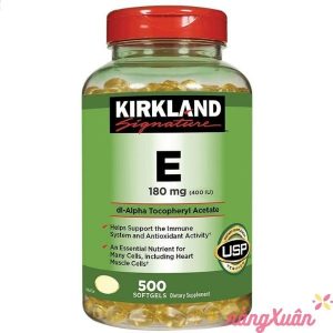 Viên uống vitamin E Kirkland