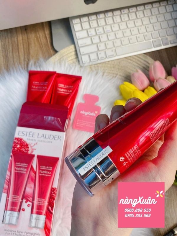 Estee Lauder Lựu Đỏ Nutritious Super Pomegranate Cleansing Foam