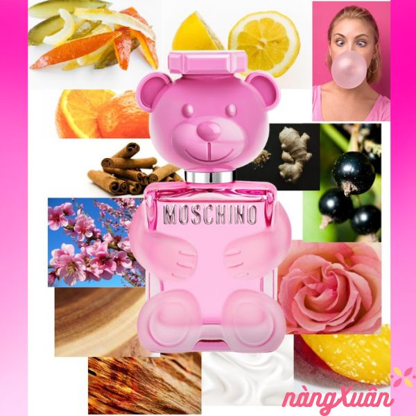 Moschino Toy 2 Bubble Gum gấu hồng