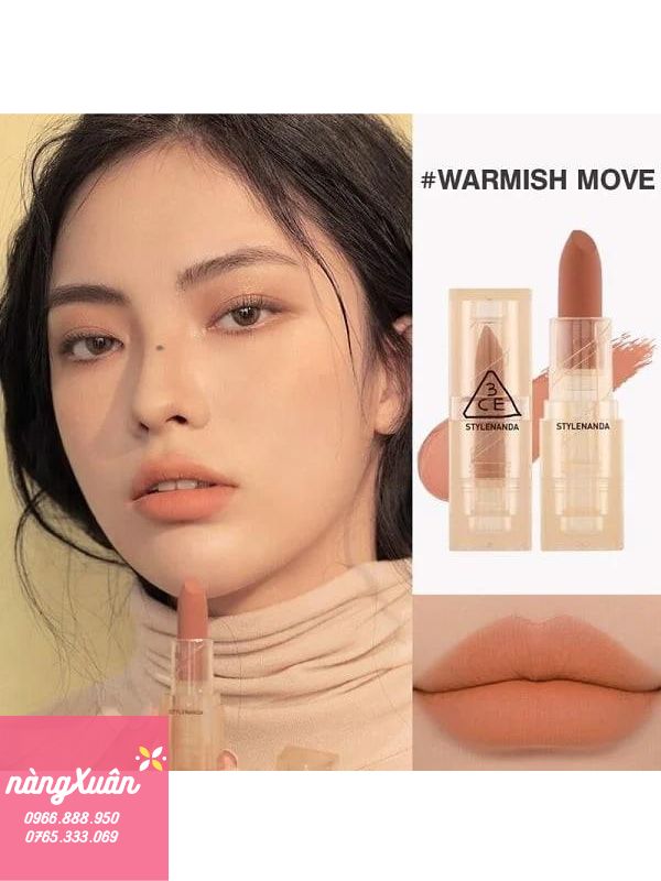 3CE Soft Matte - Warmish Move Lipstick